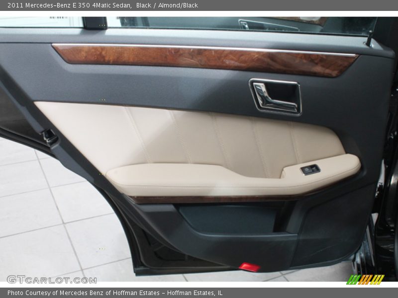 Black / Almond/Black 2011 Mercedes-Benz E 350 4Matic Sedan