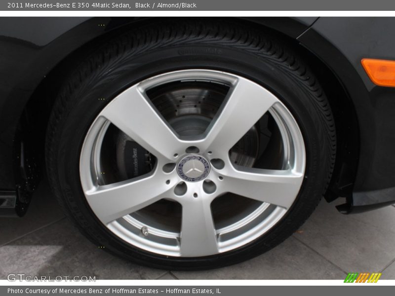 Black / Almond/Black 2011 Mercedes-Benz E 350 4Matic Sedan