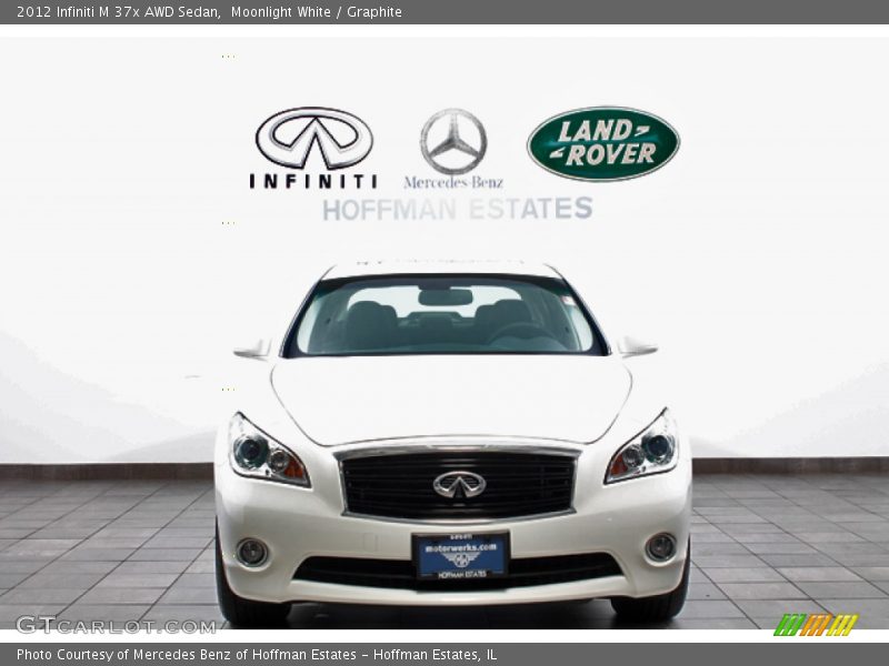 Moonlight White / Graphite 2012 Infiniti M 37x AWD Sedan