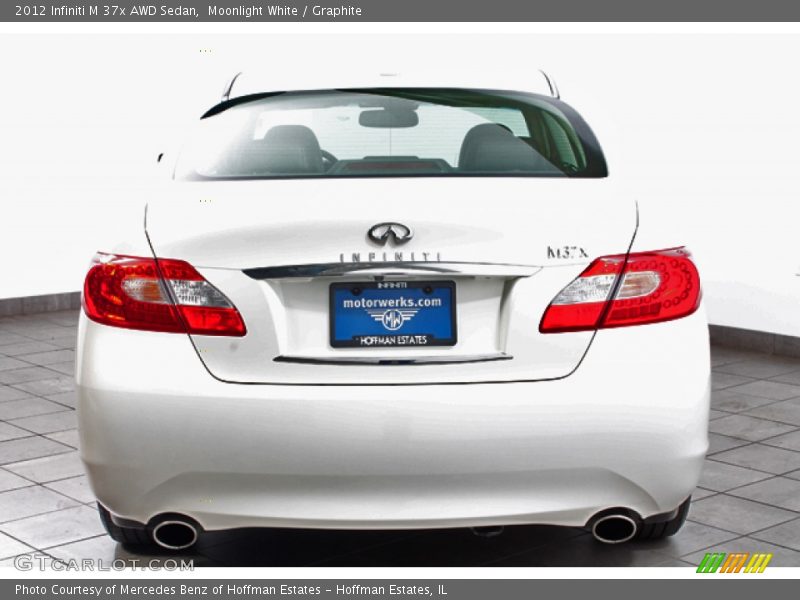 Moonlight White / Graphite 2012 Infiniti M 37x AWD Sedan