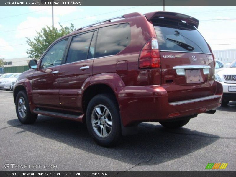 Salsa Red Pearl / Ivory 2009 Lexus GX 470