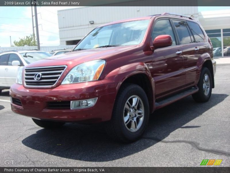 Salsa Red Pearl / Ivory 2009 Lexus GX 470