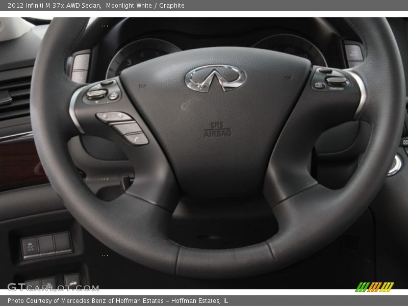 Moonlight White / Graphite 2012 Infiniti M 37x AWD Sedan