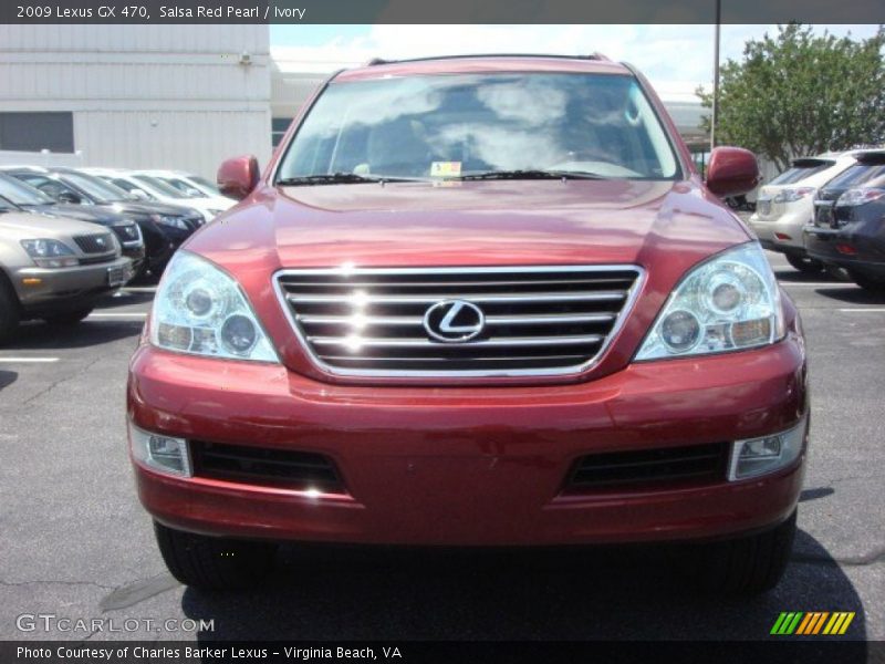 Salsa Red Pearl / Ivory 2009 Lexus GX 470
