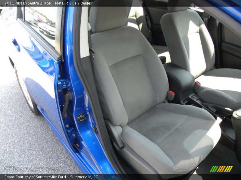 Metallic Blue / Beige 2011 Nissan Sentra 2.0 SR