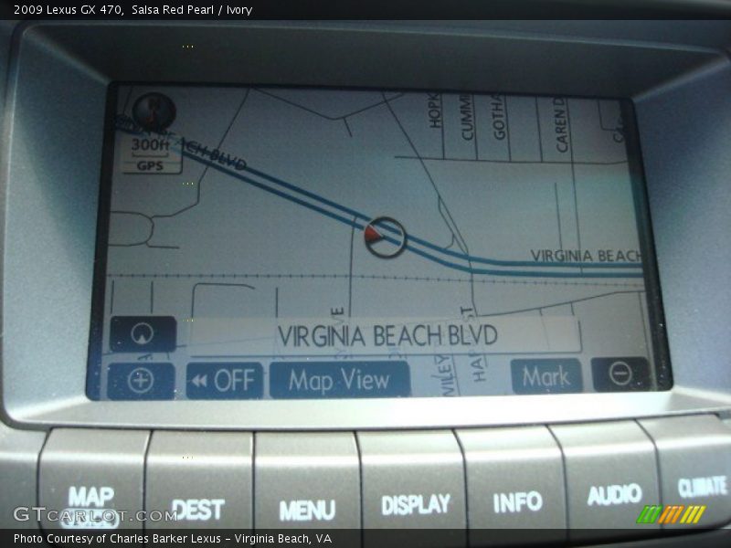 Navigation of 2009 GX 470