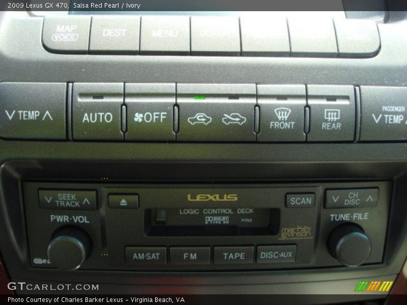 Controls of 2009 GX 470