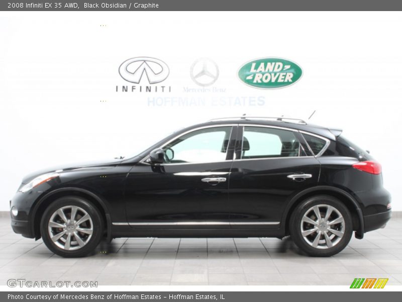 Black Obsidian / Graphite 2008 Infiniti EX 35 AWD