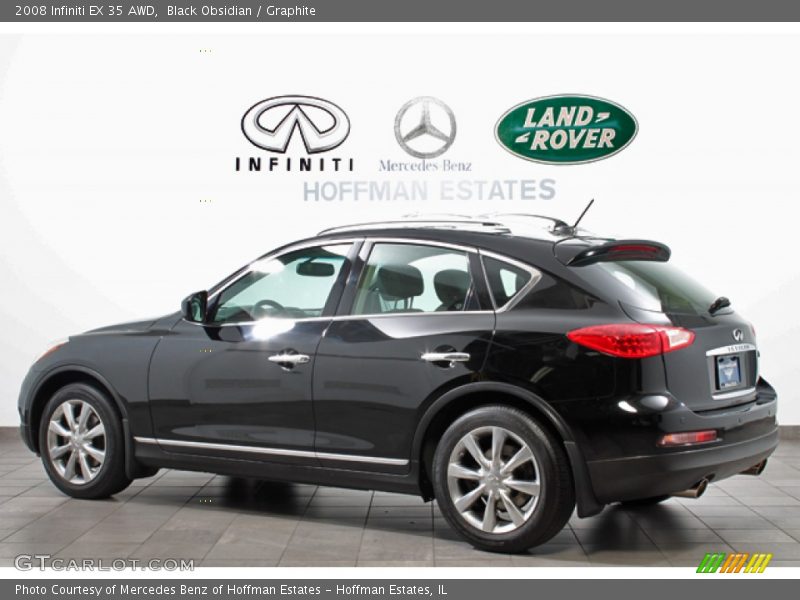 Black Obsidian / Graphite 2008 Infiniti EX 35 AWD