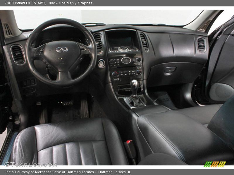 Black Obsidian / Graphite 2008 Infiniti EX 35 AWD