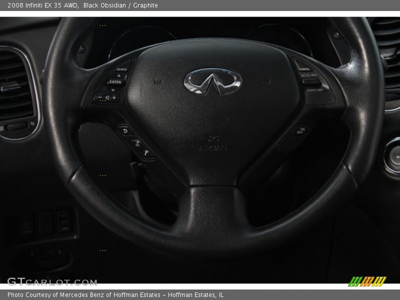 Black Obsidian / Graphite 2008 Infiniti EX 35 AWD
