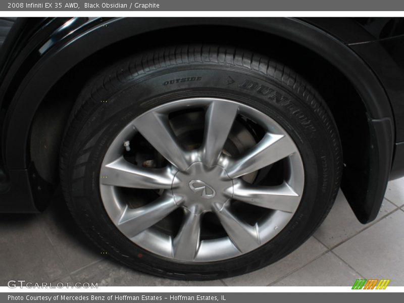 Black Obsidian / Graphite 2008 Infiniti EX 35 AWD
