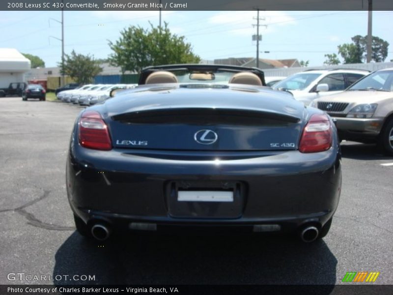 Smokey Granite Mica / Camel 2008 Lexus SC 430 Convertible