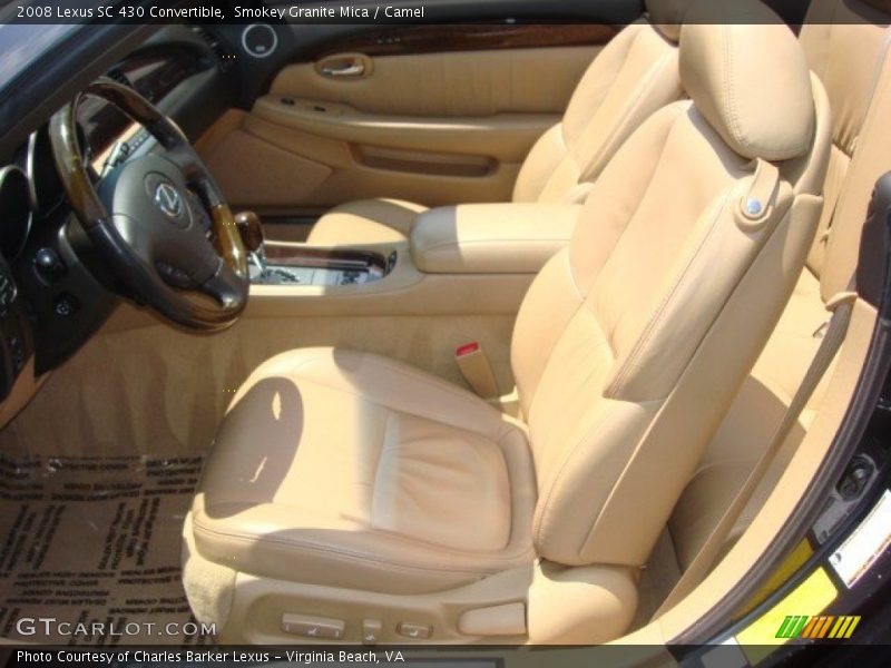  2008 SC 430 Convertible Camel Interior