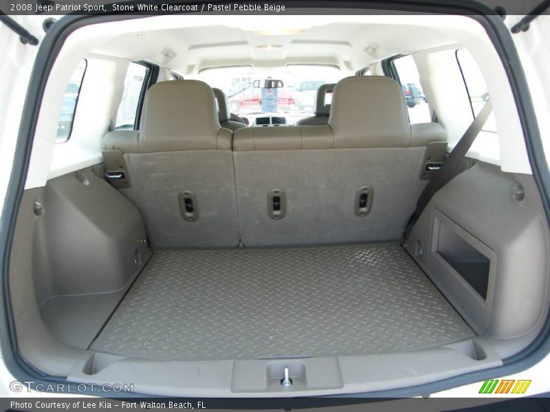Stone White Clearcoat / Pastel Pebble Beige 2008 Jeep Patriot Sport