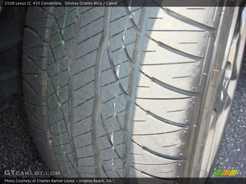 Smokey Granite Mica / Camel 2008 Lexus SC 430 Convertible
