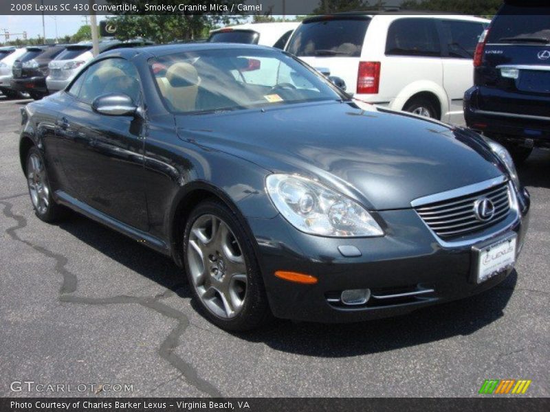 Smokey Granite Mica / Camel 2008 Lexus SC 430 Convertible