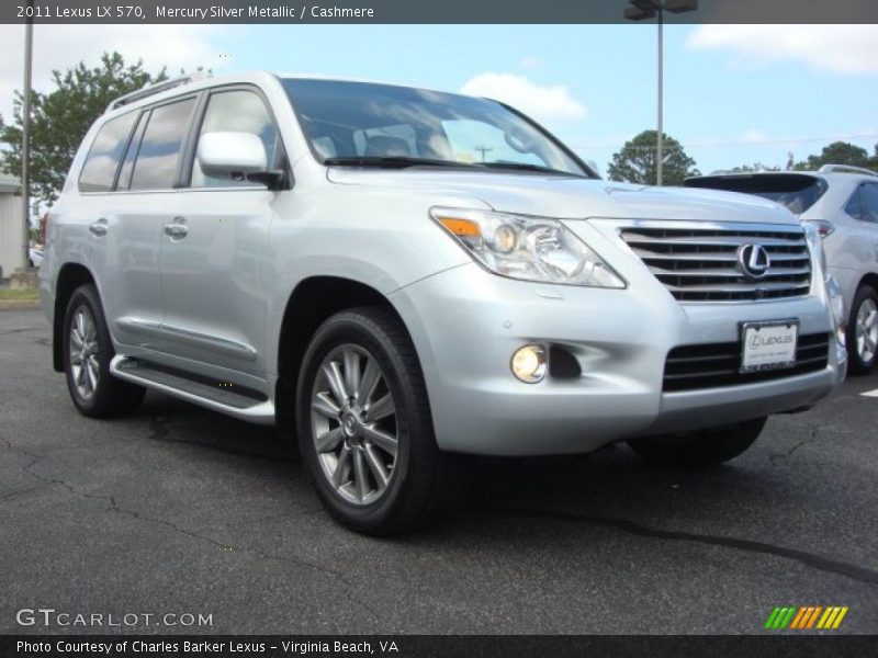 Mercury Silver Metallic / Cashmere 2011 Lexus LX 570