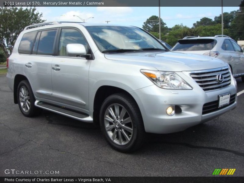 Mercury Silver Metallic / Cashmere 2011 Lexus LX 570