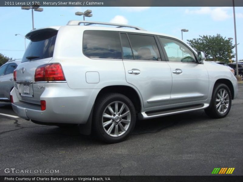 Mercury Silver Metallic / Cashmere 2011 Lexus LX 570