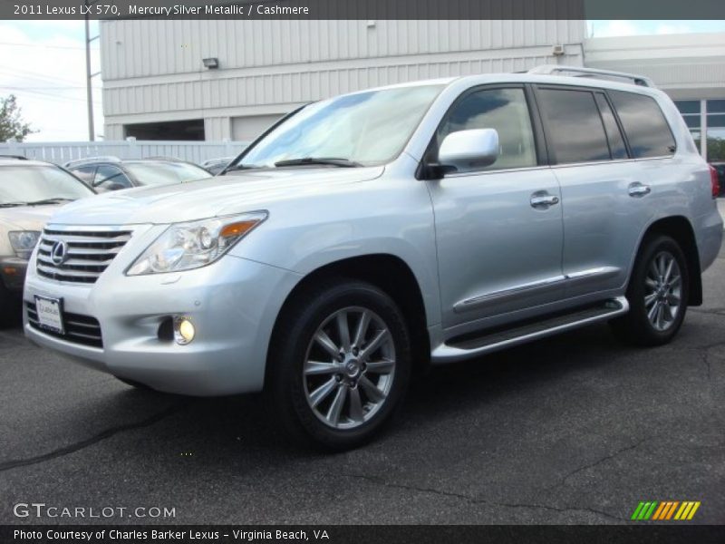 Mercury Silver Metallic / Cashmere 2011 Lexus LX 570