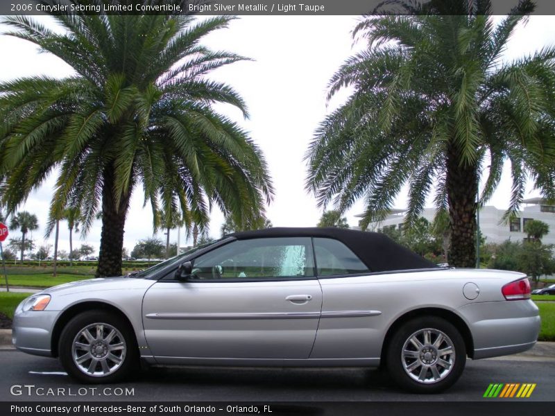 Bright Silver Metallic / Light Taupe 2006 Chrysler Sebring Limited Convertible