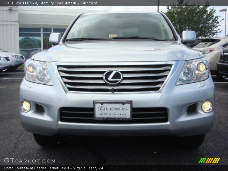 Mercury Silver Metallic / Cashmere 2011 Lexus LX 570