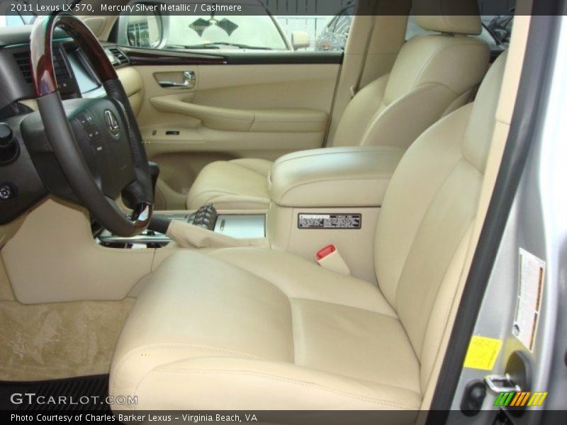 Mercury Silver Metallic / Cashmere 2011 Lexus LX 570
