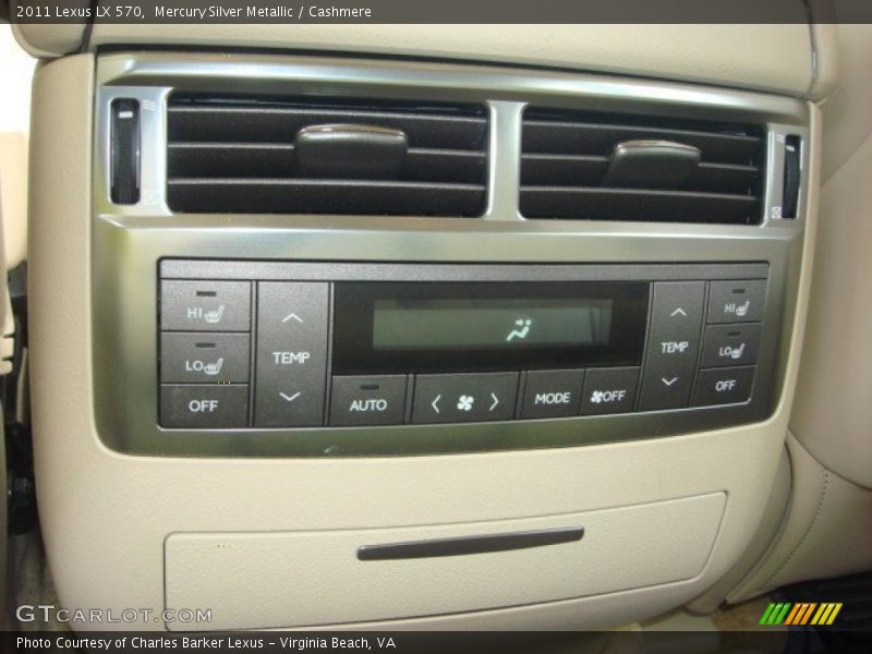 Controls of 2011 LX 570
