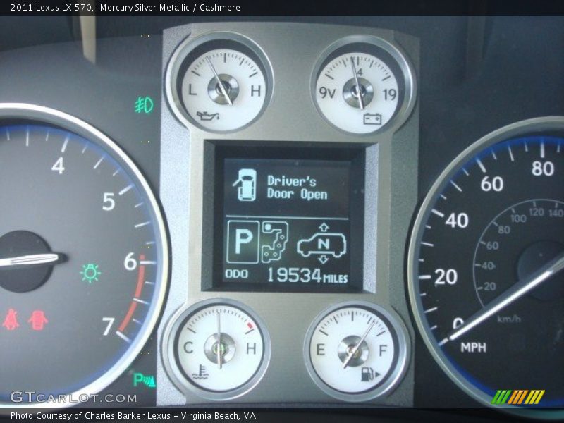  2011 LX 570 570 Gauges