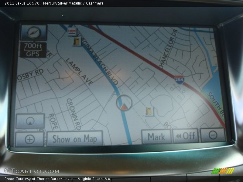 Navigation of 2011 LX 570