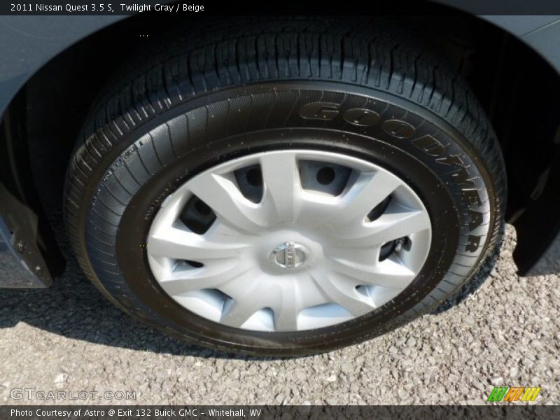 Twilight Gray / Beige 2011 Nissan Quest 3.5 S