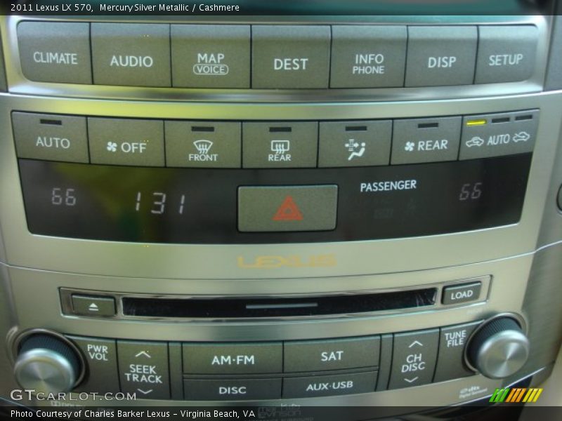 Mercury Silver Metallic / Cashmere 2011 Lexus LX 570