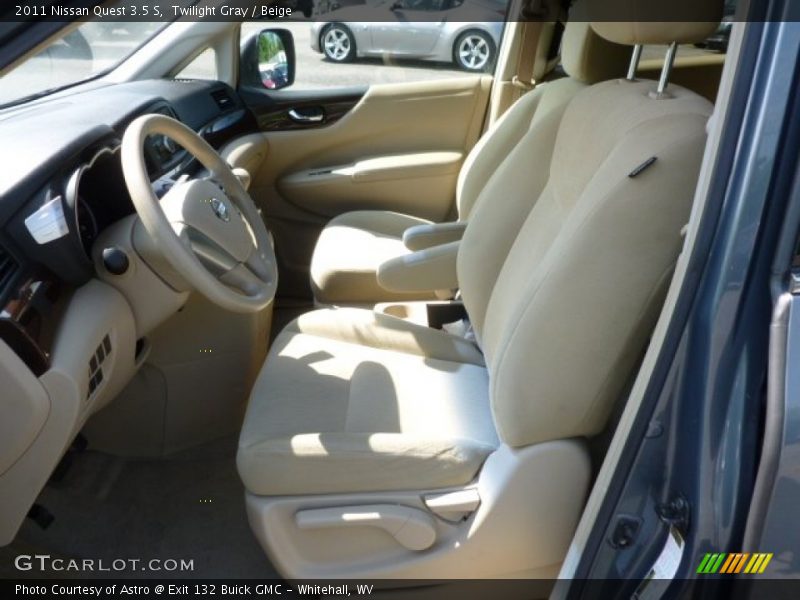 Twilight Gray / Beige 2011 Nissan Quest 3.5 S