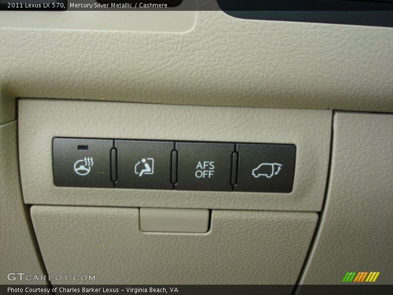 Mercury Silver Metallic / Cashmere 2011 Lexus LX 570