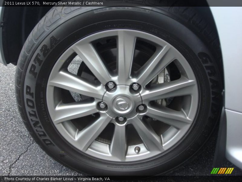 Mercury Silver Metallic / Cashmere 2011 Lexus LX 570