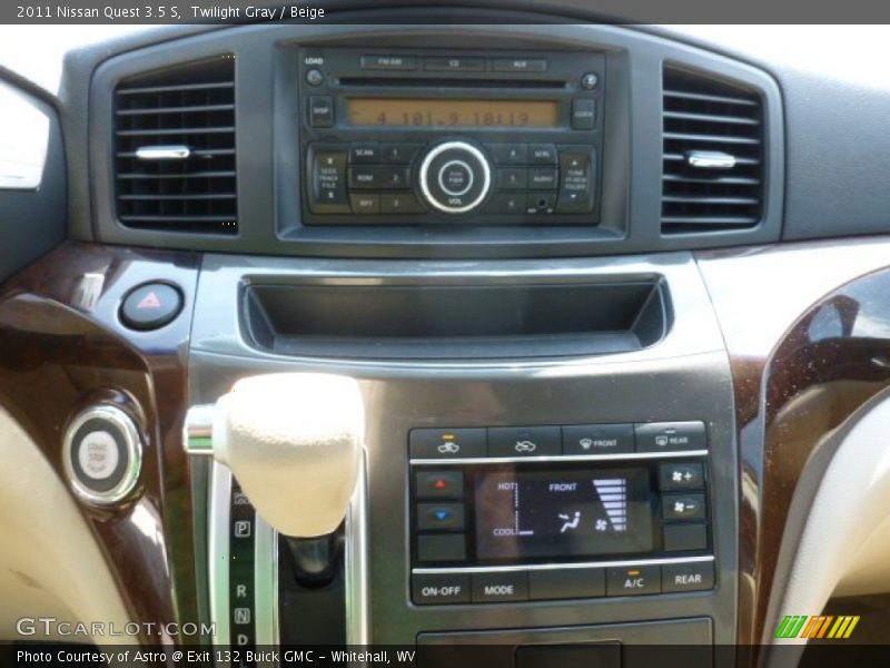Twilight Gray / Beige 2011 Nissan Quest 3.5 S