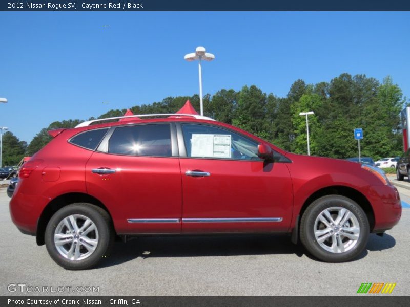  2012 Rogue SV Cayenne Red
