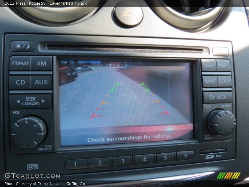 Cayenne Red / Black 2012 Nissan Rogue SV