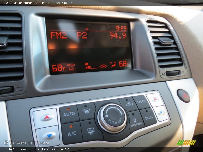 Controls of 2012 Murano S