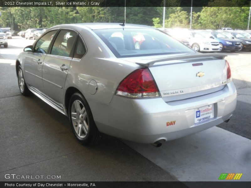 Silver Ice Metallic / Gray 2012 Chevrolet Impala LT