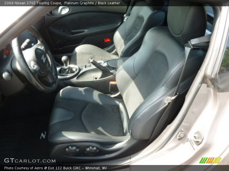 Platinum Graphite / Black Leather 2009 Nissan 370Z Touring Coupe