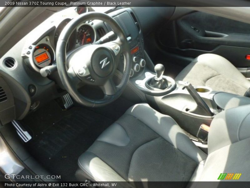 Platinum Graphite / Black Leather 2009 Nissan 370Z Touring Coupe