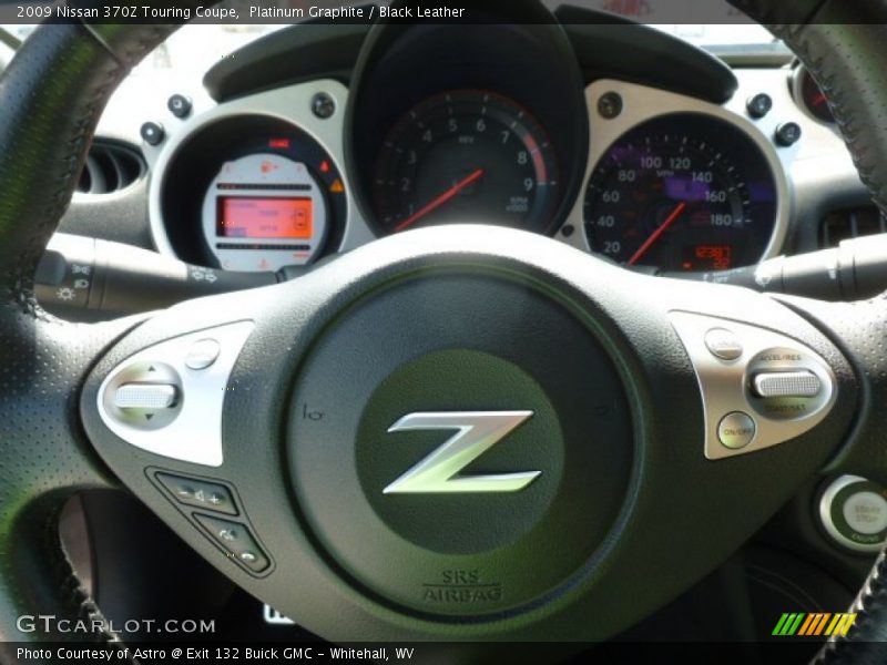 Platinum Graphite / Black Leather 2009 Nissan 370Z Touring Coupe