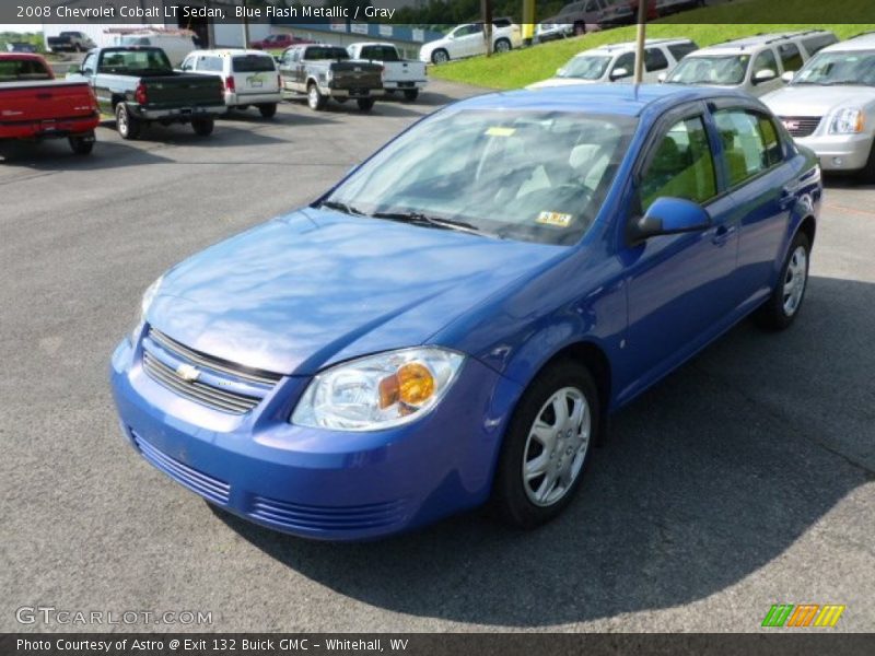 Blue Flash Metallic / Gray 2008 Chevrolet Cobalt LT Sedan