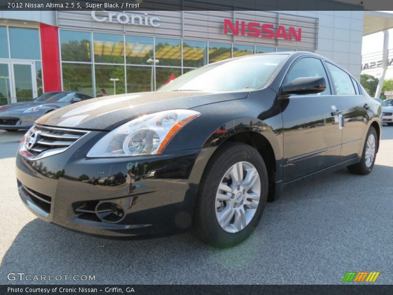 Super Black / Frost 2012 Nissan Altima 2.5 S