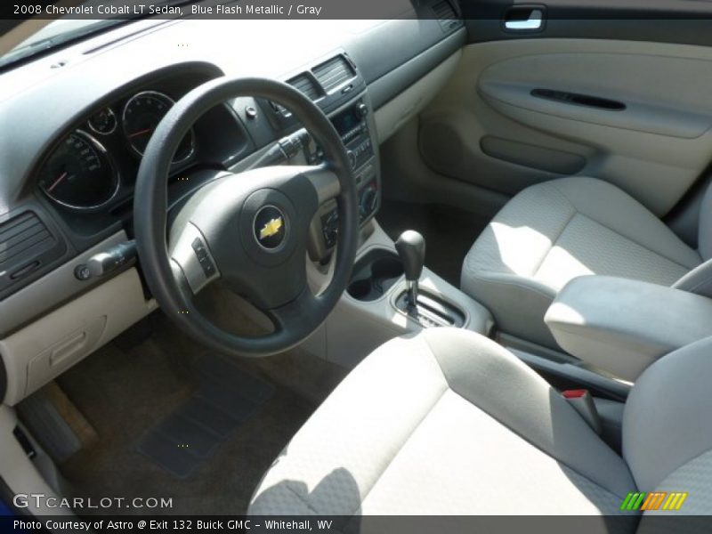 Gray Interior - 2008 Cobalt LT Sedan 