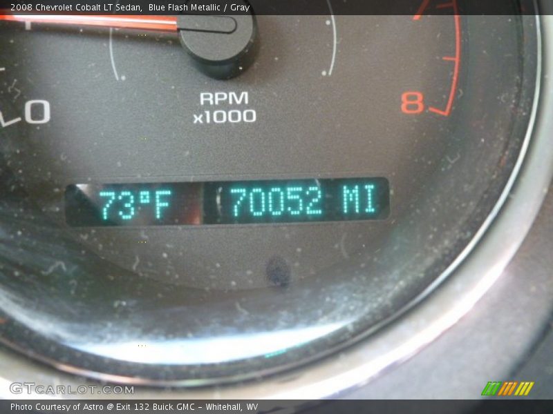 Blue Flash Metallic / Gray 2008 Chevrolet Cobalt LT Sedan