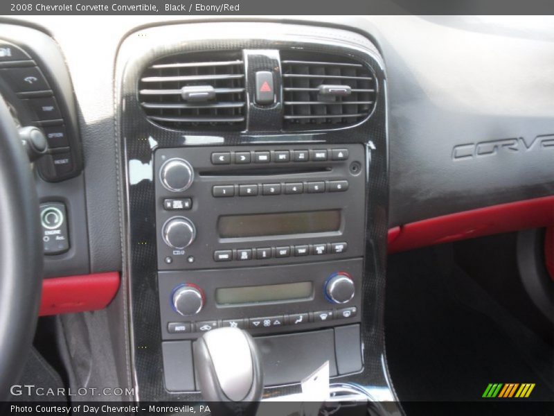 Controls of 2008 Corvette Convertible