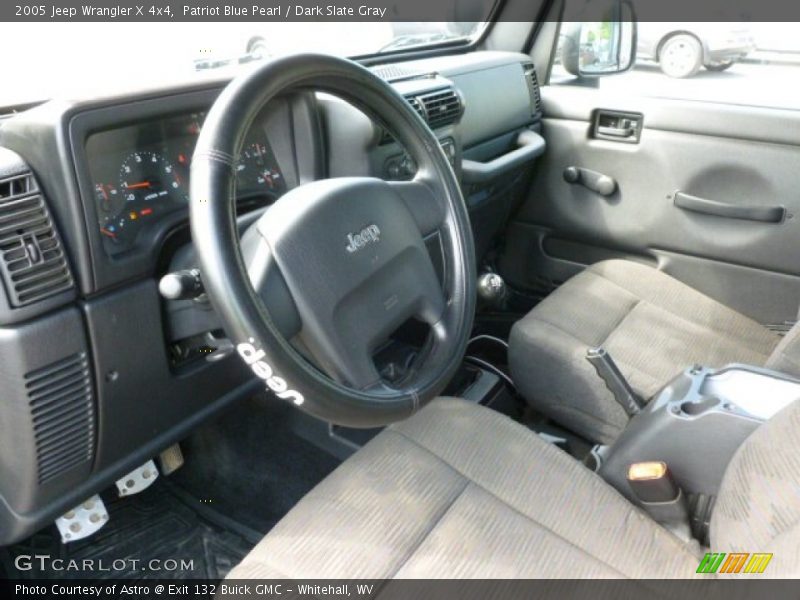 Patriot Blue Pearl / Dark Slate Gray 2005 Jeep Wrangler X 4x4
